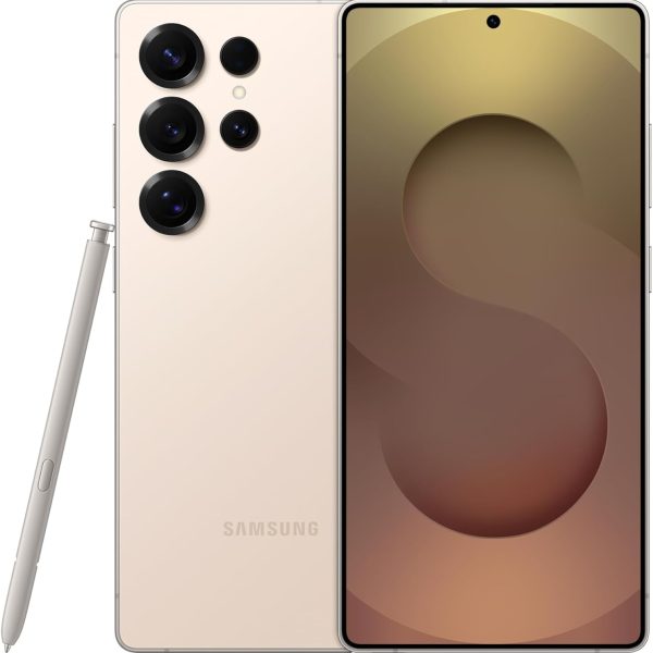 Samsung Galaxy S25 Ultra AI Phone, 256GB Storage, 12GB RAM, Titanium Whitesilver, Android Smartphone, 200MP Camera, S Pen, Long Battery Life 1 Year Warranty/Local Version