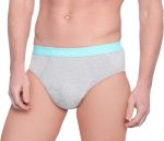 Dice Men's Contrast Elastic Waist Solid Briefs