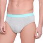 Dice Men's Contrast Elastic Waist Solid Briefs