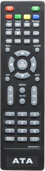 ⁦ATA 32 Inch HD LED Standard TV, Black - ATA32HON(Check before accepting delivery)⁩ - الصورة ⁦6⁩