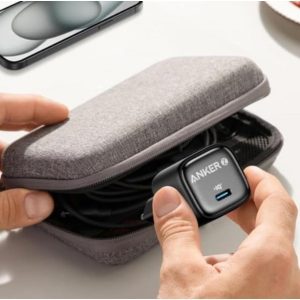 ⁦Anker Zolo 1C Wall Charger Type-C 30W Fast Charging, Improved Temperature Control, Small Design and Charge 3X Faster, Compatible with iPhone, iPad, Samsung, Pixel and - Black -18 Months Warranty⁩ - الصورة ⁦4⁩