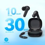 ⁦Anker Soundcore R50i Black True Wireless Earbuds with 10mm Drivers, Big Bass, Bluetooth 5.3, 30H Playtime, IPX5 Water Resistant, AI Clear Calls, 2 Mics, 18 Months Warranty, Black⁩ - الصورة ⁦5⁩