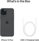 ⁦Apple iPhone 15 Plus (128 GB) - Black with Face ID | Tax Paid | 2 Years Official Warranty⁩ - الصورة ⁦7⁩