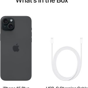 ⁦Apple iPhone 15 Plus (128 GB) - Black with Face ID | Tax Paid | 2 Years Official Warranty⁩ - الصورة ⁦7⁩