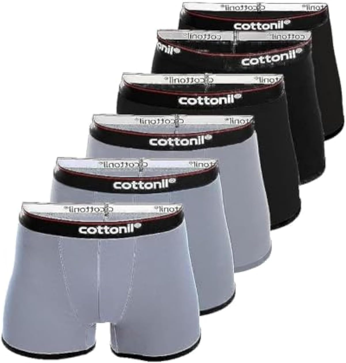 Cottonil Men Set of 6 Everyday Boxer Shorts (pack of 6)