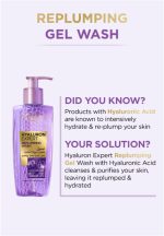 ⁦L’Oréal Paris L'Oréal Paris Hyaluron Expert Replumping Face Wash with Hyaluronic Acid, 200ml⁩ - الصورة ⁦5⁩