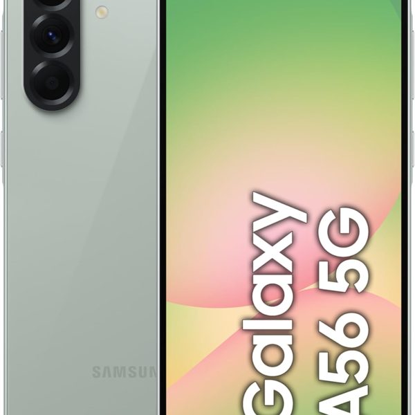 Samsung Galaxy A56 5G, Android Smartphone, 256GB Storage, 8GB RAM, Awesome Olive, 6x OS Upgrades, Large Display, Long Battery Life 1 Year Warranty/Local Version