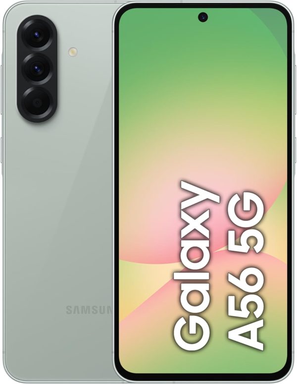Samsung Galaxy A56 5G, Android Smartphone, 256GB Storage, 8GB RAM, Awesome Olive, 6x OS Upgrades, Large Display, Long Battery Life 1 Year Warranty/Local Version