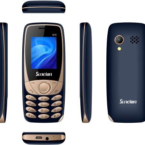 ⁦Mobile Sunelan S10 Dual sim Battery 1000 Blue+Gold⁩ - الصورة ⁦3⁩