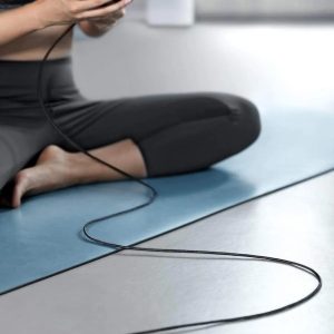 ⁦Anker USB-C to USB A 2.0 cable (6ft/1.8m), High Durability Long life Strong Fast Type C Braided Charging Cable Compatible with All Android Devices Samsung S24, S23 And iPhone 16 And more⁩ - الصورة ⁦3⁩