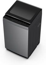 ⁦TOSHIBA Top Loading Washing Machine, AW-M801APEG(SG),WATER SHIELD FILTER™, Quick Wash 15 Great Waves, Inlter Water Filter,Drum Clean,Soft Close, Silver 8Kg, Automatic⁩ - الصورة ⁦3⁩