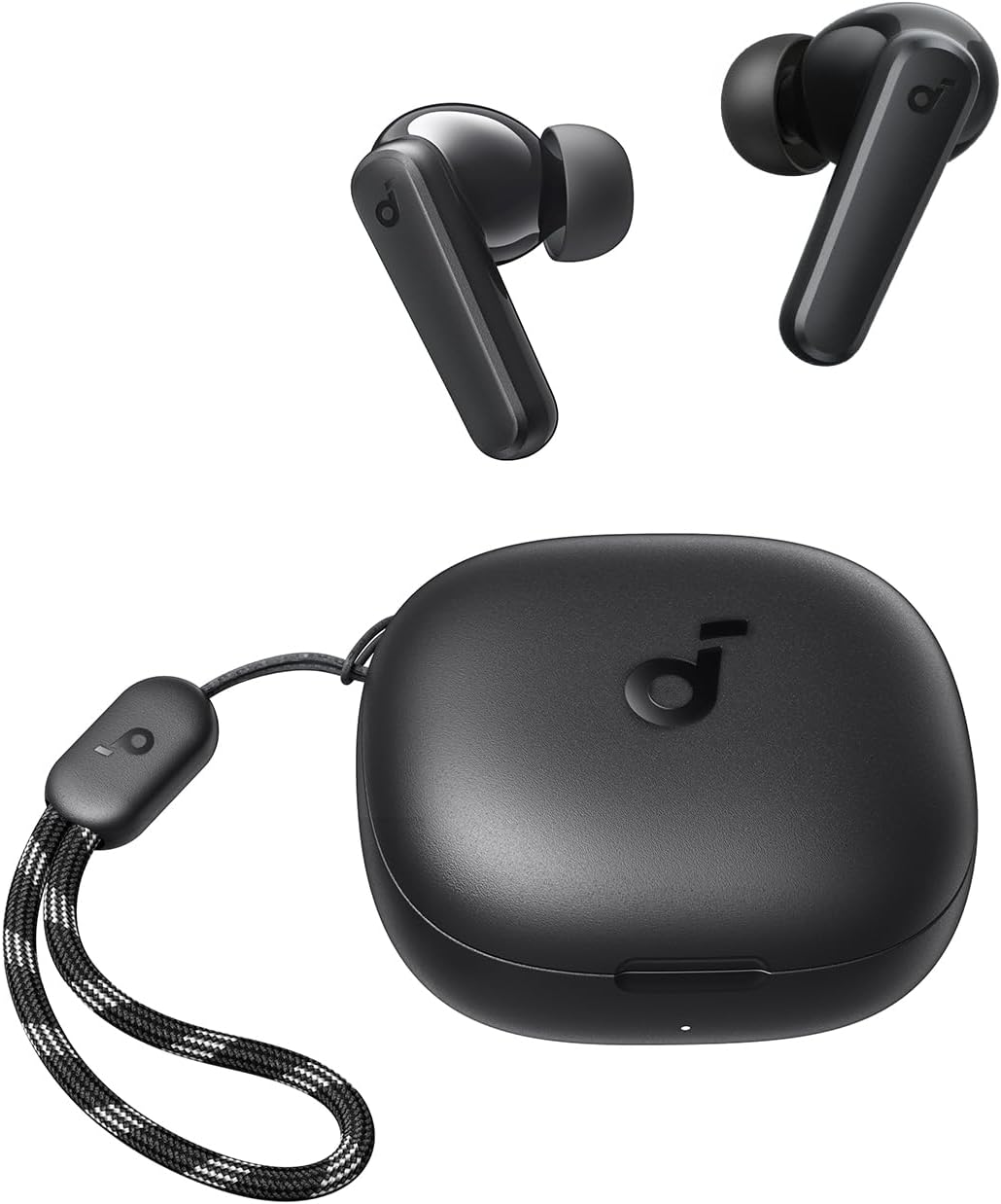 Anker Soundcore R50i Black True Wireless Earbuds with 10mm Drivers, Big Bass, Bluetooth 5.3, 30H Playtime, IPX5 Water Resistant, AI Clear Calls, 2 Mics, 18 Months Warranty, Black