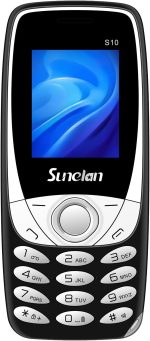 ⁦Mobile Sunelan S10 Dual sim Battery 1000 Black +Grey⁩ - الصورة ⁦2⁩