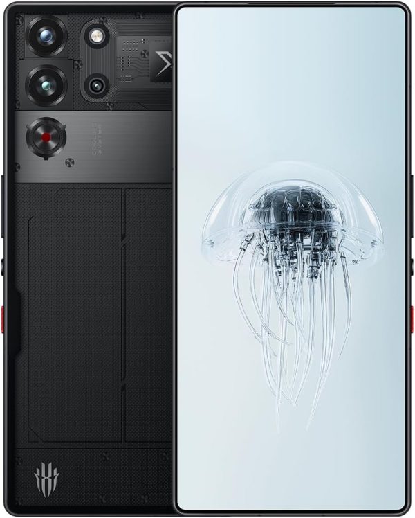 REDMAGIC 10 Pro 144Hz Gaming Phone, 5G Android Smartphone, 16GB RAM+512GB ROM, Snapdragon 8 Elite, 6.85" 1.5K AMOLED Full Screen, FHD+, 50MP Camera, Dual-Sim, Unlocked Mobile Phone Transparent