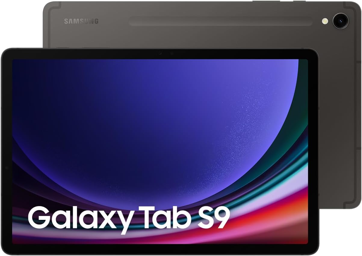 Samsung Galaxy Tab S9 5G Android Tablet, 11 inches display, 8GB RAM, 128GB Storage MicroSD Slot, S Pen Included, Graphite -1 Year Warranty/Local Version
