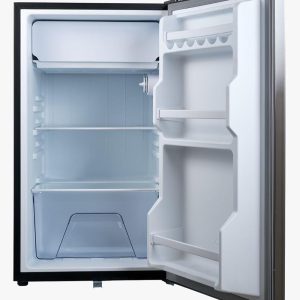 ⁦Galanz Mini Fridge, Energy Efficient, 97 Liter, Silver⁩ - الصورة ⁦3⁩