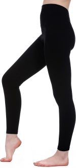 ⁦Dice Womens Long Pant solid lycra DW113/02 W17 Leggings⁩ - الصورة ⁦2⁩