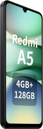 ⁦Xiaomi Redmi A5 Smartphone 4GB + 128GB, Battery 5200mAh Octa-Core Processor, 32MP Al Dual Camera, 6.88 Inch Display, Midnight Black| 18 Month manufacturer warranty⁩ - الصورة ⁦3⁩