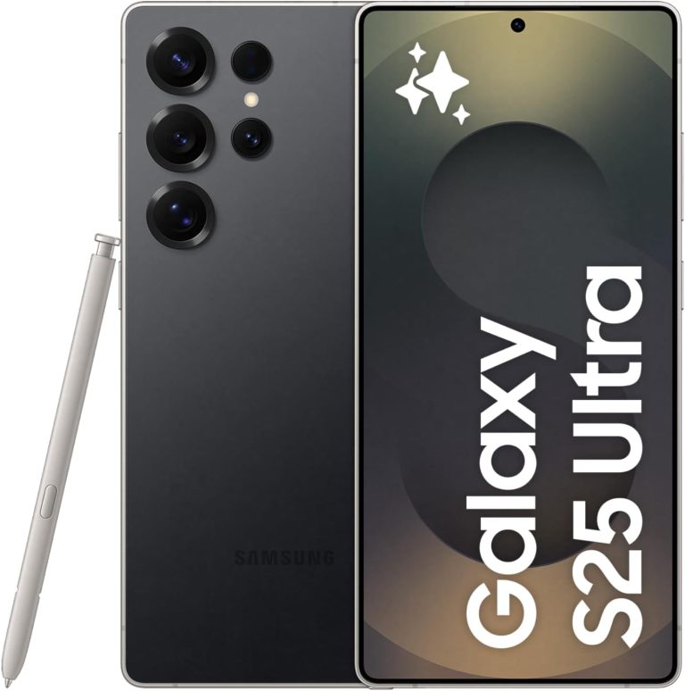 Samsung Galaxy S25 Ultra AI Phone, 256GB Storage, 12GB RAM, Titanium Black, Android Smartphone, 200MP Camera, S Pen, Long Battery Life 1 Year Warranty/Local Version