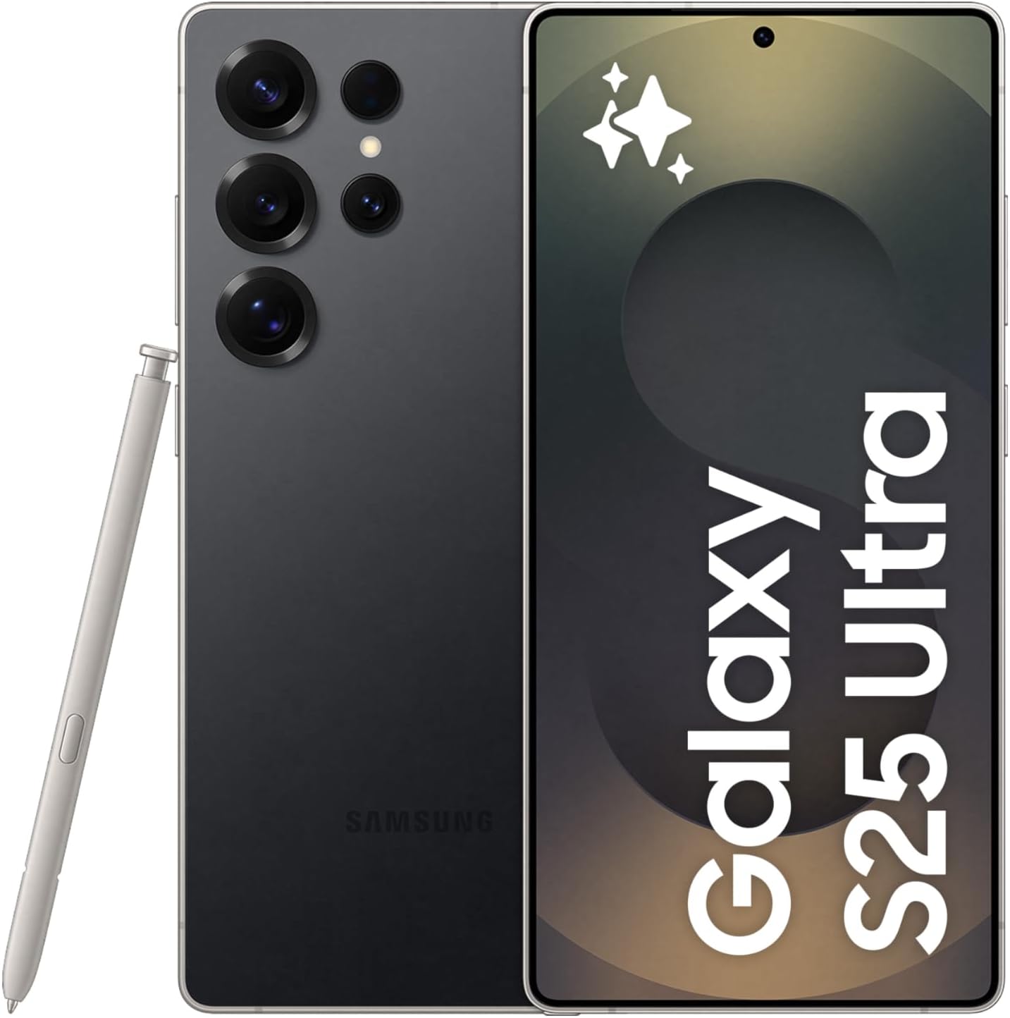 Samsung Galaxy S25 Ultra AI Phone, 256GB Storage, 12GB RAM, Titanium Black, Android Smartphone, 200MP Camera, S Pen, Long Battery Life 1 Year Warranty/Local Version
