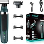 VGR V-393 Washable Double Sided Double Blade Shaver Set Hybrid