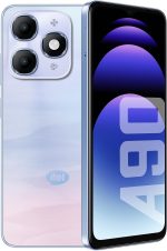 A90 Dual SIM Arora Blue 3+5GB RAM 128 GB 4G - Middle East Version