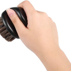 ⁦Anself Men's Beard Brush Barber Hair Sweep Brush Mustache Shaving Brush for Hairdressing Salon Household⁩ - الصورة ⁦5⁩