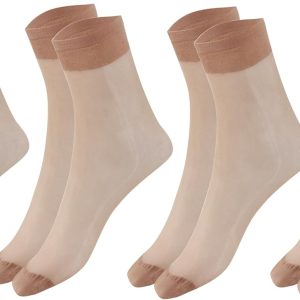 ⁦Charmaine Womens Mid-Calf Plain Socks (pack of 4)⁩ - الصورة ⁦7⁩