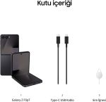 ⁦Samsung Galaxy Z Flip7, AI Phone, Night Black, 256GB storage, 12GB Memory, 50MP Camera for Selfie, 3nm Processor, 4300mAh Battery (Samsung Turkey Guaranteed)⁩ - الصورة ⁦8⁩