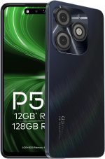 ⁦Itel P55 8GB RAM 128GB Storage Smartphone, 6.6 Inch Size, Moonlit Black - 1 Year Warranty/Local Version⁩ - الصورة ⁦7⁩