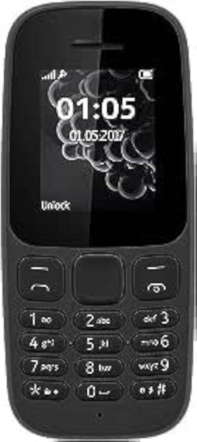 Mobile-105 Dual Sim, Black &