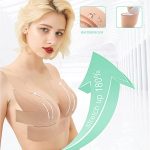 ⁦Generic fashion maniaBoob Tape, Breast Lift Tape for A-E Cup Large Breast, Breathable Breast Lift Tape Athletic Tape with Silicone Breast Petals Reusable Adhesive Bra Beige⁩ - الصورة ⁦2⁩