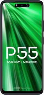 ⁦Itel P55 8GB RAM 128GB Storage Smartphone, 6.6 Inch Size, Moonlit Black - 1 Year Warranty/Local Version⁩ - الصورة ⁦2⁩