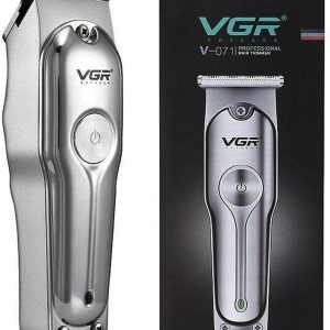 VGR V-071 Professional Hair Trimmer Stainless Steel USB Charging with 3 Combs