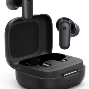 ⁦Soundcore By Anker R50i NC True Wireless Earbuds 10mm Drivers with Big Bass, Bluetooth 5.3, 45H Playtime, IP54, AI Clear Calls with 4 Mics, 22 Preset EQs via App-Black, 18 Months Warranty⁩ - الصورة ⁦2⁩