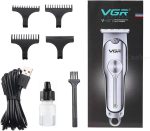 ⁦VGR V-071 Professional Hair Trimmer Stainless Steel USB Charging with 3 Combs⁩ - الصورة ⁦4⁩