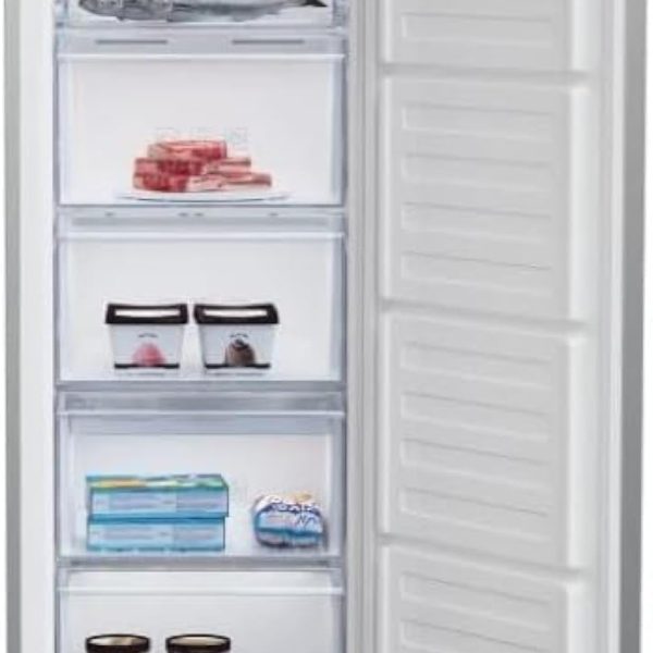 Beko Nofrost UpRight Freezer, 5 Drawers, net Capacity 168 liter, Electronic Control - RFNM200E20S
