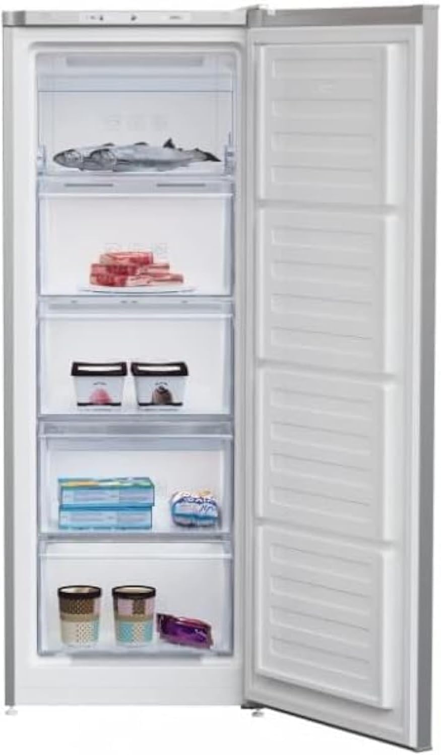 Beko Nofrost UpRight Freezer, 5 Drawers, net Capacity 168 liter, Electronic Control - RFNM200E20S
