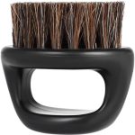 ⁦Anself Men's Beard Brush Barber Hair Sweep Brush Mustache Shaving Brush for Hairdressing Salon Household⁩ - الصورة ⁦3⁩