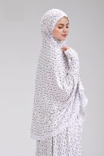 ⁦اسدال صلاة خمر وجبة للصلاة للنساء .مقاس واحد (متعدد الالوان) جودة خامه عالية من القطن الناعم ليكرا⁩ - الصورة ⁦7⁩