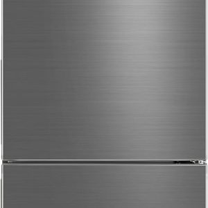Midea Refrigerator, MDRB424FGN46, Bottom Freezer, Tropical Compressor, Voltage Stability, Dual Tempreture Control, 310 L Bru Steel Color