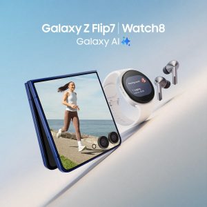 ⁦Samsung Galaxy Z Flip7, AI Phone, Night Black, 256GB storage, 12GB Memory, 50MP Camera for Selfie, 3nm Processor, 4300mAh Battery (Samsung Turkey Guaranteed)⁩ - الصورة ⁦7⁩