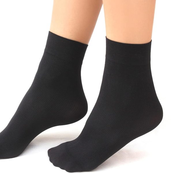 Charmaine Ankle-High Opaque and Plain Socks for Women of Today