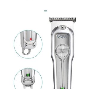 ⁦VGR V-071 Professional Hair Trimmer Stainless Steel USB Charging with 3 Combs⁩ - الصورة ⁦3⁩