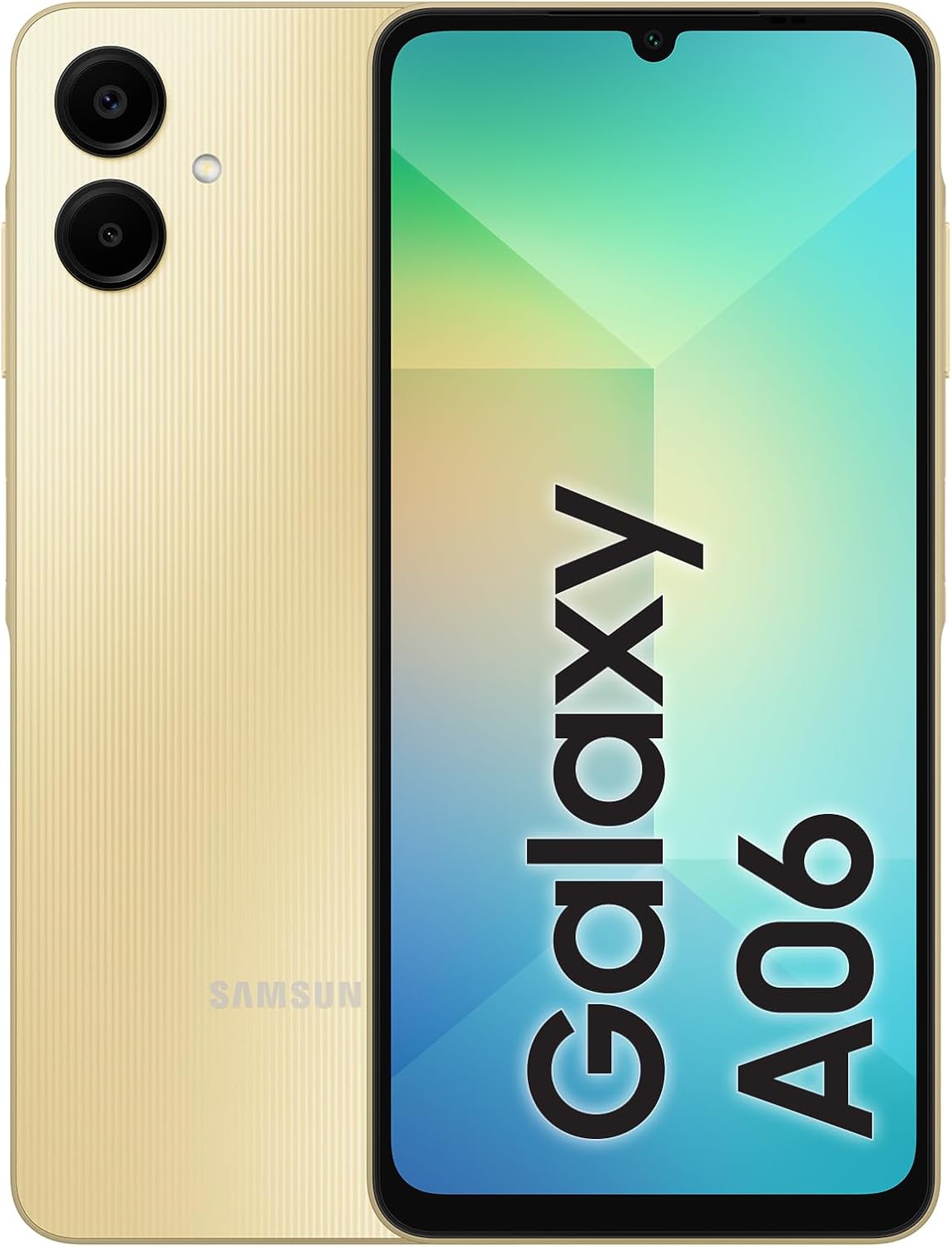 Samsung Galaxy A06 LTE, Android Smartphone, Dual SIM Mobile Phone, 4GB RAM, 128GB Storage, Gold- 1 Year Warranty/Local Version