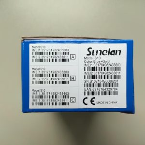 ⁦Mobile Sunelan S10 Dual sim Battery 1000 Blue+Gold⁩ - الصورة ⁦7⁩