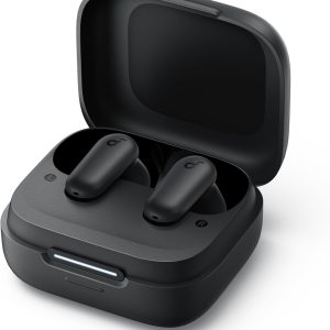 Soundcore By Anker R50i NC True Wireless Earbuds 10mm Drivers with Big Bass, Bluetooth 5.3, 45H Playtime, IP54, AI Clear Calls with 4 Mics, 22 Preset EQs via App-Black, 18 Months Warranty