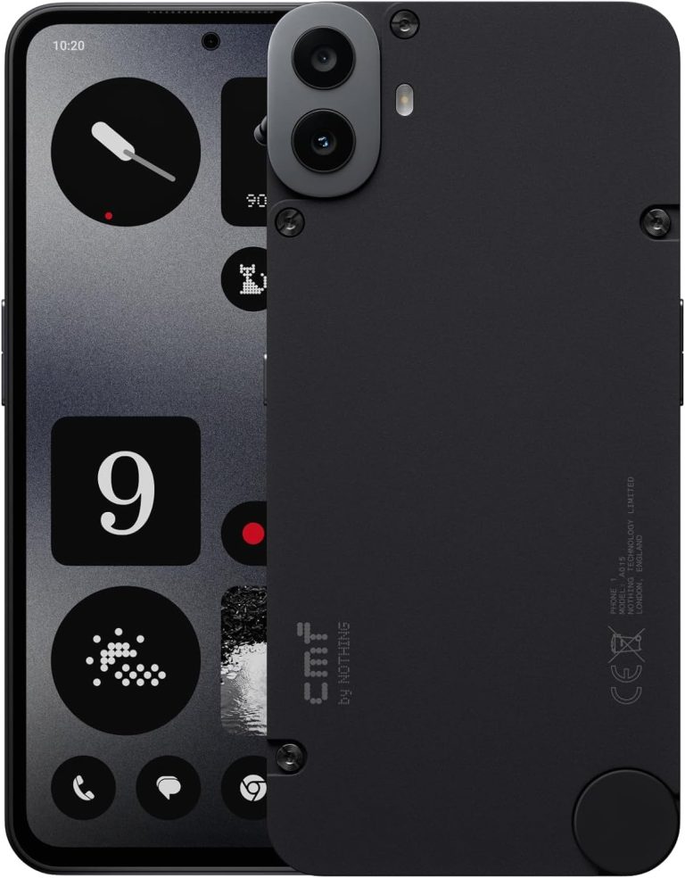 CMF by Nothing Phone 1, 8/128 GB, 6.67" AMOLED Screen, MediaTek 7300 Processor, 5000mAh, Rear Cam 50+2MP, Front Cam 16MP, Dual Sim, Black