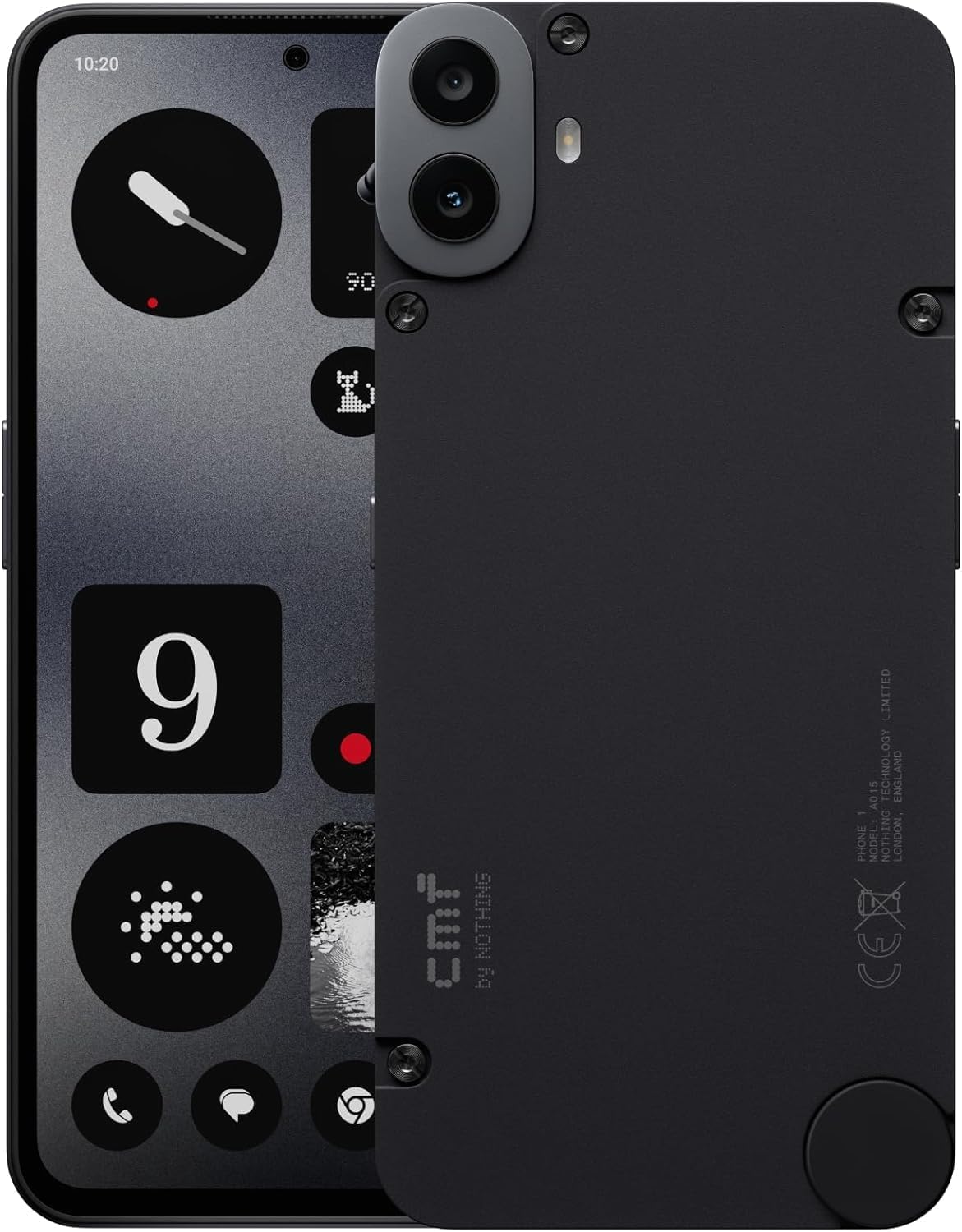 CMF by Nothing Phone 1, 8/128 GB, 6.67" AMOLED Screen, MediaTek 7300 Processor, 5000mAh, Rear Cam 50+2MP, Front Cam 16MP, Dual Sim, Black