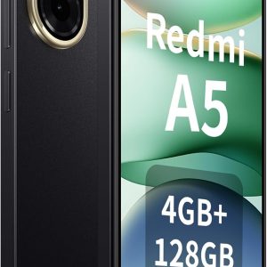 ⁦Xiaomi Redmi A5 Smartphone 4GB + 128GB, Battery 5200mAh Octa-Core Processor, 32MP Al Dual Camera, 6.88 Inch Display, Midnight Black| 18 Month manufacturer warranty⁩ - الصورة ⁦2⁩
